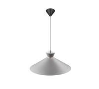 Nordlux Lámpara colgante Dial con pantalla de metal, gris, Ø 45 cm