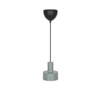 Nordlux Lámpara colgante Matis, verde polvo, Ø 13 cm, metal
