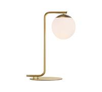 Nordlux - Lámpara de mesa Grant, 41 cm de altura, pantalla Ø 14,5 cm, E14, máximo 40 W, latón nergética: A + + - D