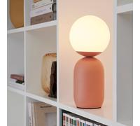 Nordlux Lámpara de sobremesa Notti de metal y vidrio 1x25 W blanco