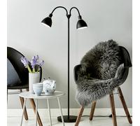 Nordlux Lámpara de pie Ray de 2 brazos y en metal negro