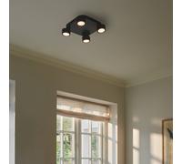 Nordlux Clyde lámpara de techo 4x3.5 W negro 2412256003