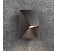 Nordlux Pontio 15 aplique de exterior, ancho 15 cm, negro