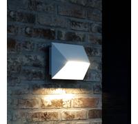 Nordlux Pontio 27 aplique de exterior, ancho 27 cm, blanco