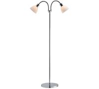 Nordlux Ray lámpara de pie 2x25 W cromo-ópalo 63224033
