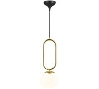Nordlux Shapes lámpara colgante 1x15 W blanco-latón 2120023035
