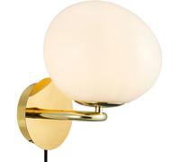 Nordlux Shapes lámpara de pared 1x25 W latón 2320321035