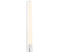 Nordlux 2510451001 SJAVER, aplique de pared LED para baño, 15W, regulable, con control de color de luz, blanco, IP44