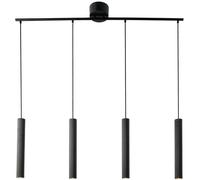 Nordlux Lámpara colgante Vico 4 luces 4x5 W metal negra larga 2412143003