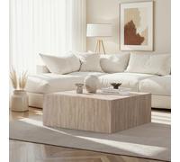 Nordure Mesa de Café Prizma Travertino