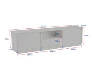 Nordure Mueble de TV Vanguard - Pino Atlántico
