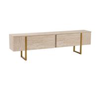 Nordure Mueble para TV Serenity - Travertino, Gold
