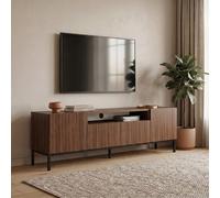 Nordure Rivoli Soporte para TV Milano Walnut y Negro