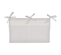 Norhogo Bolsa de cuna para bebé, guardería, organizador de cama colgante, bolsa de juguetes, bolsa de almacenamiento colgante con 2 bolsillos para pañales, juguetes, ropa