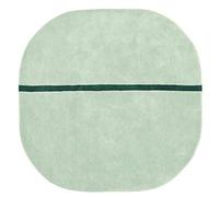 Normann Copenhagen 602444 Oona Alfombra, neusse País Lana, Verde Menta, 140 x 140 x 2 cm