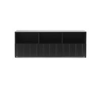 Normann Copenhagen Aparador Rib hybrid Soft black.. 44x120x38 cm