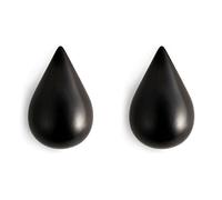 Normann Copenhagen Gancho de pared, madera, color negro, 6 x 8,7 x 9,3 cm