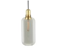Normann Copenhagen Lámpara de techo Amp L Smoke-latón