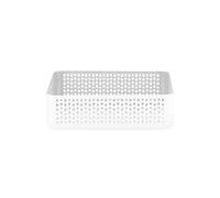 Normann Copenhagen Nic Nac Organizador, Acero, Blanco, H: 6 x L: 22,5 x D: 22,5 cm