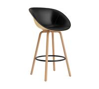 Normann Copenhagen Silla asiento tapizado Mat 75 cm Ultra 41599-hemp-beech-black steel
