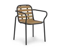 Normann Copenhagen Silla con reposabrazos Vig Robinia Black