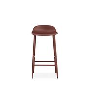 Normann Copenhagen Silla de Bar de Acero y plástico, Rojo, 77 cm