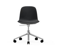 Normann Copenhagen Silla de oficina Form chair swivel 5W Negro. aluminio. ruedas