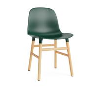 Normann Copenhagen Silla Form Green. patas de roble