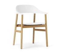 Herit Silla de Comedor con Reposabrazos Roble/ Blanco