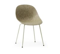 Normann Copenhagen Silla Mat Chair Seaweed-cream steel