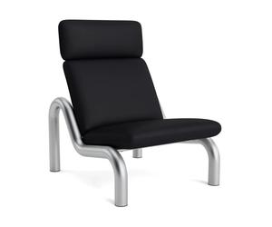 Normann Copenhagen Sillón lounge Tube Ultra Black 41599