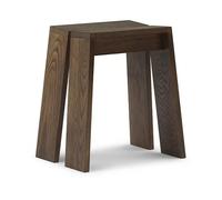 Normann Copenhagen Taburete Let Brown Stained Ash