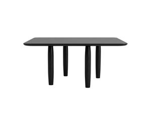 NORR11 Mesa auxilar Oku Roble negro. 80x80 cm