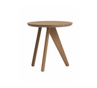 NORR11 Mesa auxiliar Fin Ø40 cm Light smoked