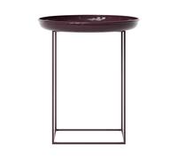 NORR11 Mesa de centro Duke small Lacquered maroon