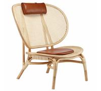 NORR11 Sillón Nomad Natural-cuero coñac