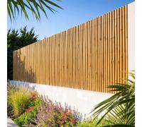 NORTENE Cañizo Entero Barnizado Bambooflex Natural Bambú Exterior 1.5X3 M