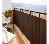 Nortene Cañizo Pvc Simple Cara Plasticane Marrón 1X3 M