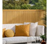 NORTENE - Cercado de ocultación Mimbre Lop Ecológico para Aislamiento Visual Decorativo en terrazas y Balcones Caña 2x3 m