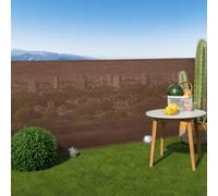 NORTENE Malla de Ocultación Recynet Basic 70 gr Marrón Anti-UV Exterior 1.5X10 M
