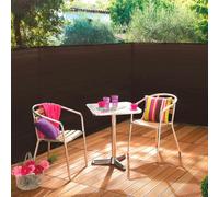 NORTENE Malla de Ocultación Recynet Plus 170 gr Marrón Anti-UV Exterior 2X5 M