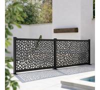 Nortene Panel Decorativo Mosaic Remake Gris Antracita Polipropileno 1X2M