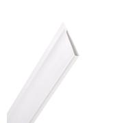 Nortene | Perfil Remate U Cañizo Pvc 1.5 M Blanco | Cerramientos | Embellecedor | Resistente A La Intemperie | Jardín Y Terrazas White