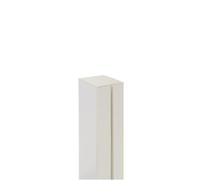 Nortene Poste Aluminio Alupost Blanco Decorativa Exterior 2.15X0.06 M