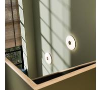 Northern Aplique de pared LED Glint, Ø 25 cm, cristal, blanco opalino EC:EPREL:2303072