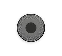 Northern Aplique de pared LED Glint, negro mate, acero, Ø 25 cm EC:EPREL:2303072