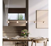 Northern Blush lámpara colgante LED 5 luces, beige