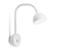 Northern Lámpara de pared Blush blanco mate