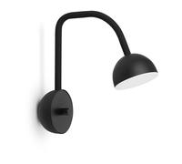 Northern Lámpara de pared Blush negro mate