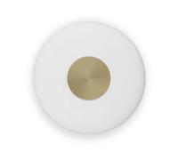 Northern Lámpara de pared Glint Ø25 cm Vidrio opal blanco